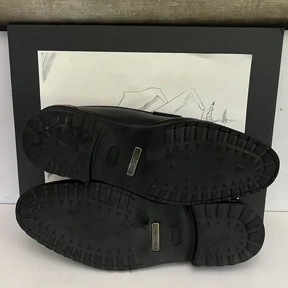 Magnanni Horse Bit Loafers (Black) Men Size 10.5 - Picture 11 of 14